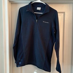 Columbia XS 1/4 Zip Navy Blue